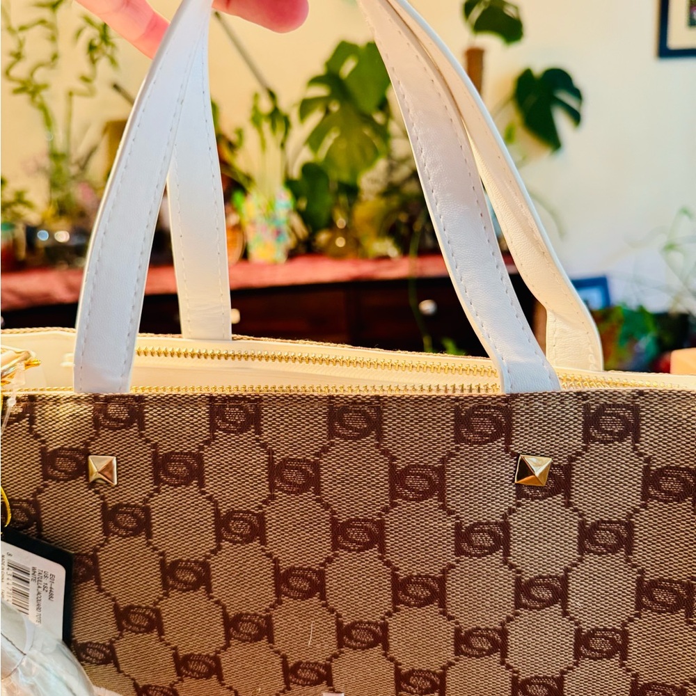 Bebe Los Angeles Monogram Tote Bag NWT - Picture 5 of 9